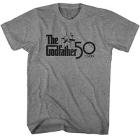 Thumbnail for GODFATHER-GODFATHER 50-GRAPHITE HEATHER ADULT S/S TSHIRT