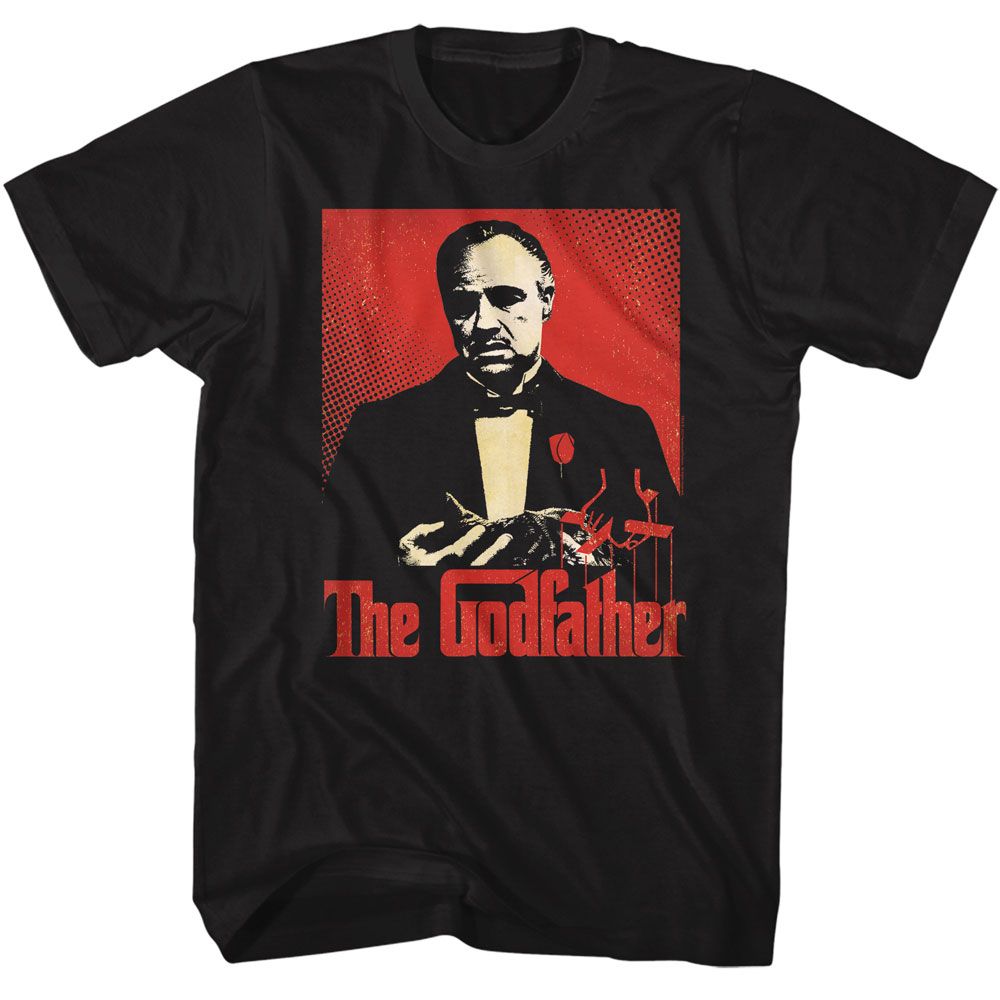 GODFATHER-GODFATHER GRAPHIC-BLACK ADULT S/S TSHIRT