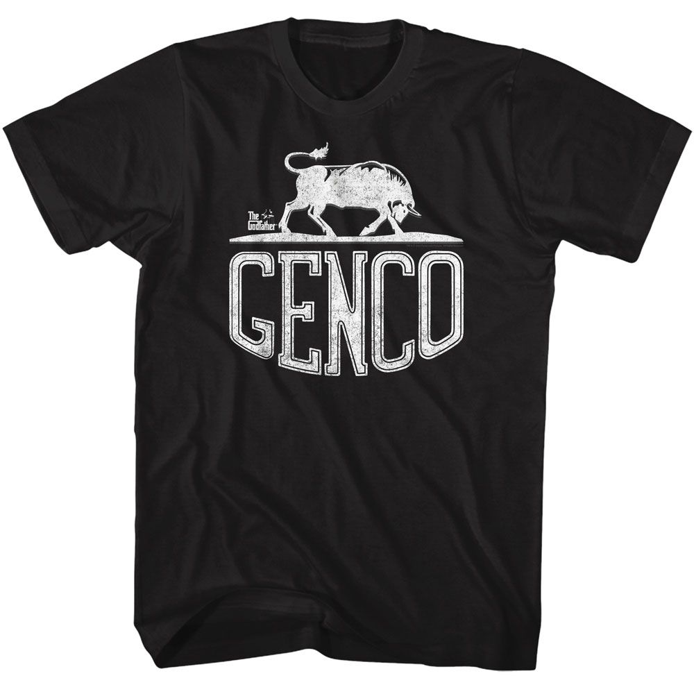GODFATHER-GODFATHER GENCO BULL-BLACK ADULT S/S TSHIRT