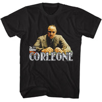 Thumbnail for GODFATHER-GODFATHER CORLEONE-BLACK ADULT S/S TSHIRT