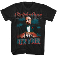 Thumbnail for GODFATHER-GODFATHER NEW YORK-BLACK ADULT S/S TSHIRT