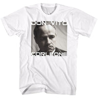 Thumbnail for GODFATHER-DON VITO-WHITE ADULT S/S TSHIRT