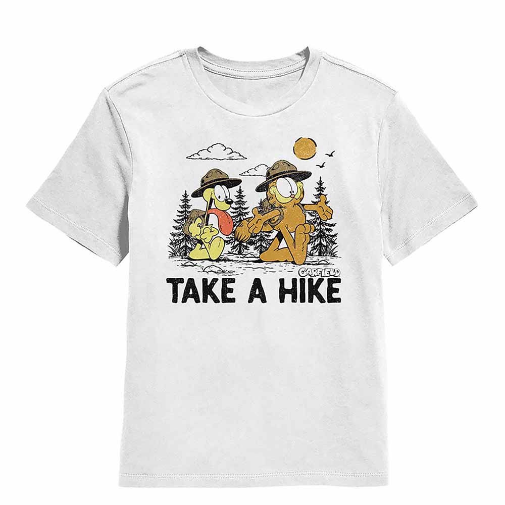 Garfield Take a Hike Kids T-Shirt