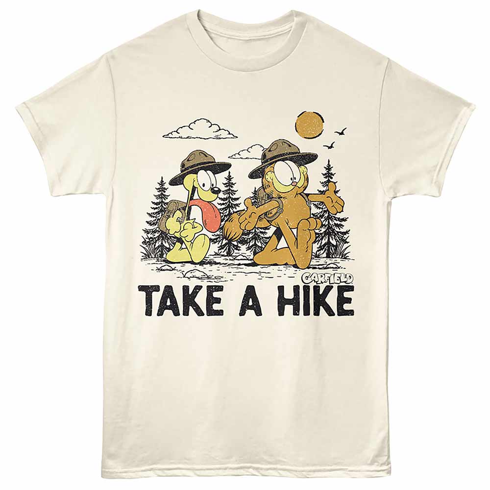 Garfield Take a Hike Adult T-Shirt