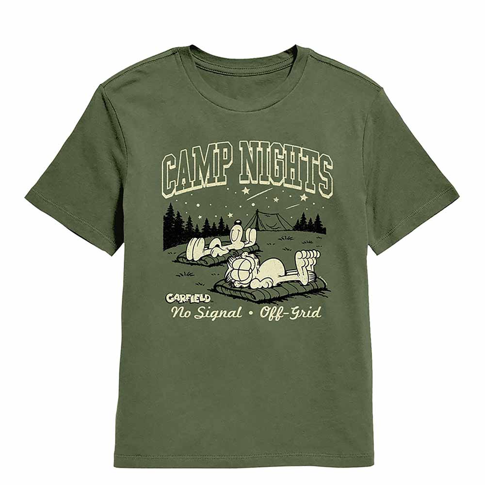 Garfield Camp Nights Kids T-Shirt