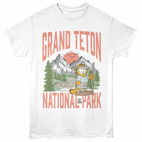 Thumbnail for Garfield Grand Teton Hike Adult T-Shirt