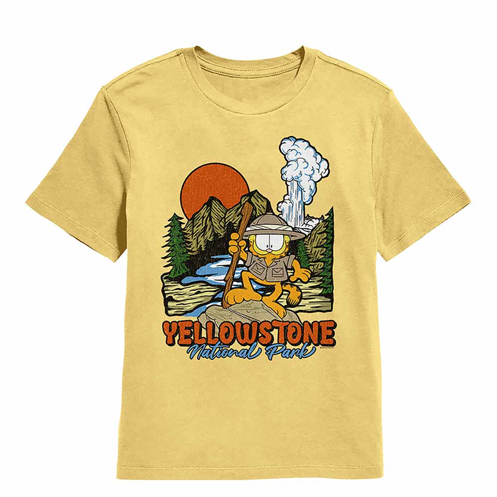 Garfield on Rock Kids T-Shirt - Banana