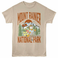 Thumbnail for Garfield Mount Rainier Hike Adult T-Shirt