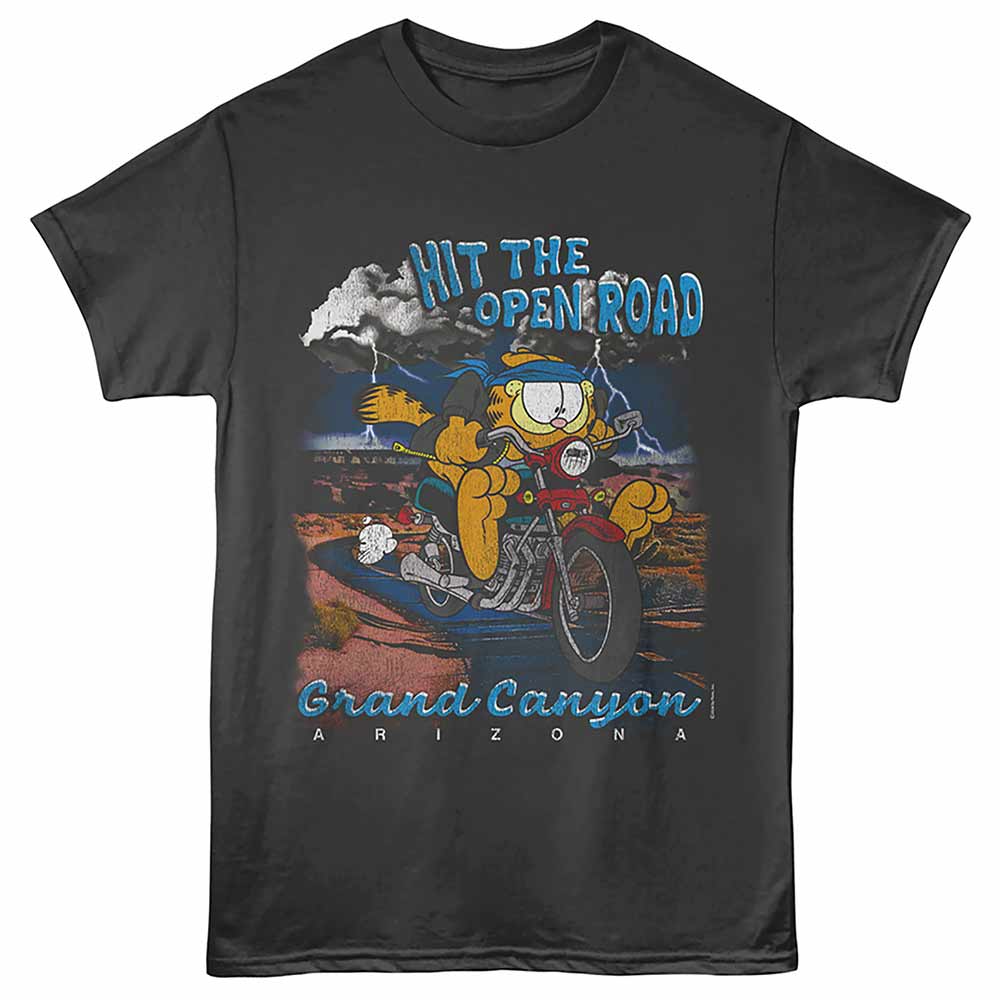 Garfield Open Road Grand Canyon Adult T-Shirt