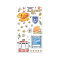Thumbnail for Gilmore Girls Painted Landmarks And Icons  32ct Guest Napkins – 24 pc ppk ($3.25 each)