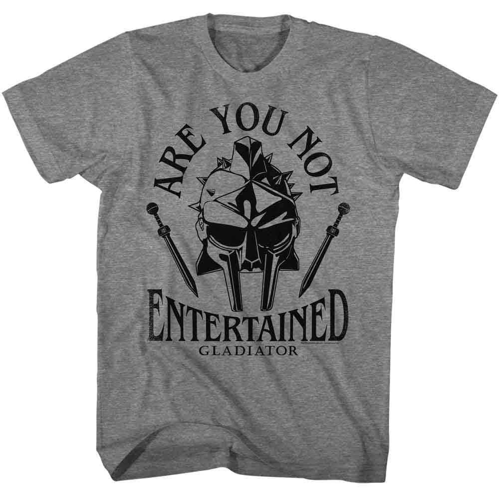 GLADIATOR-GLADIATOR ARE YOU NOT-GRAPHITE HEATHER ADULT S/S TSHIRT