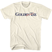 Thumbnail for GOLDEN TEE-GOLDEN TEE GT FORE LOGO-NATURAL ADULT S/S TSHIRT