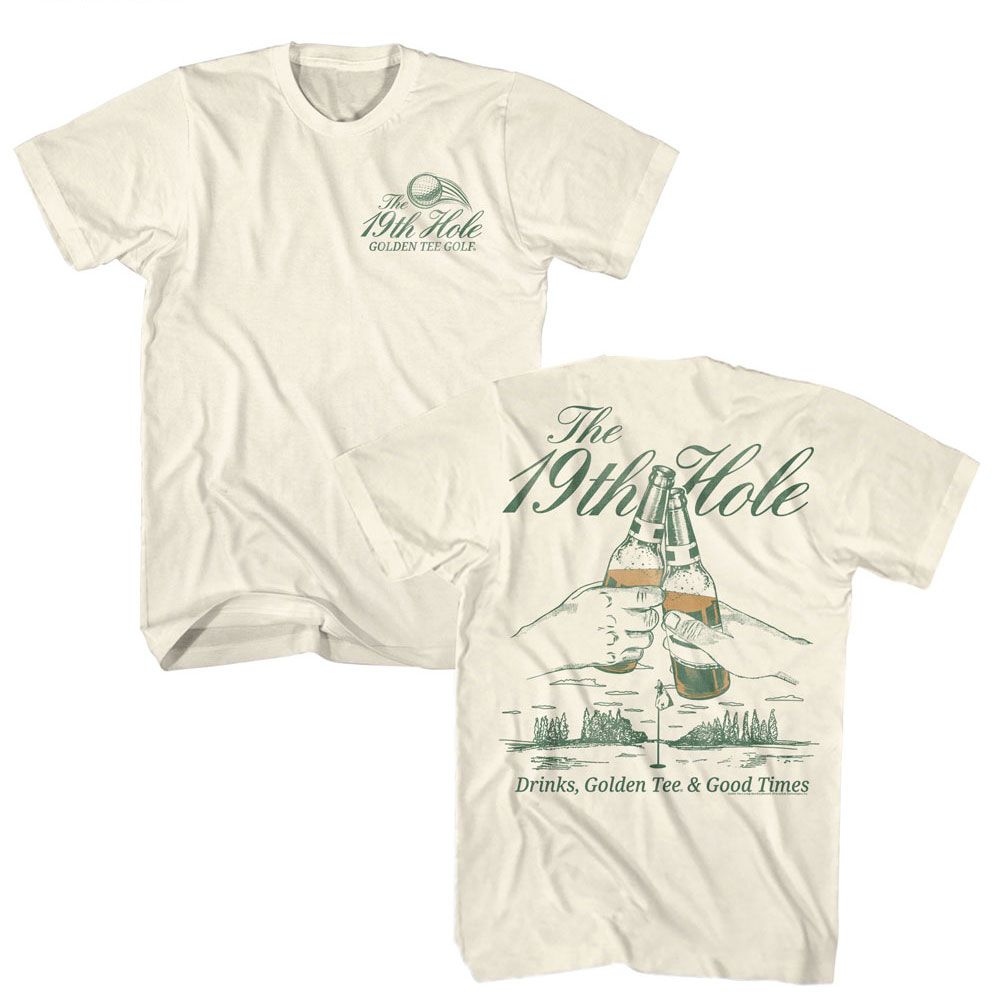 GOLDEN TEE-GOLDEN TEE 19TH HOLE F B-NATURAL ADULT S/S TSHIRT ***F&B***