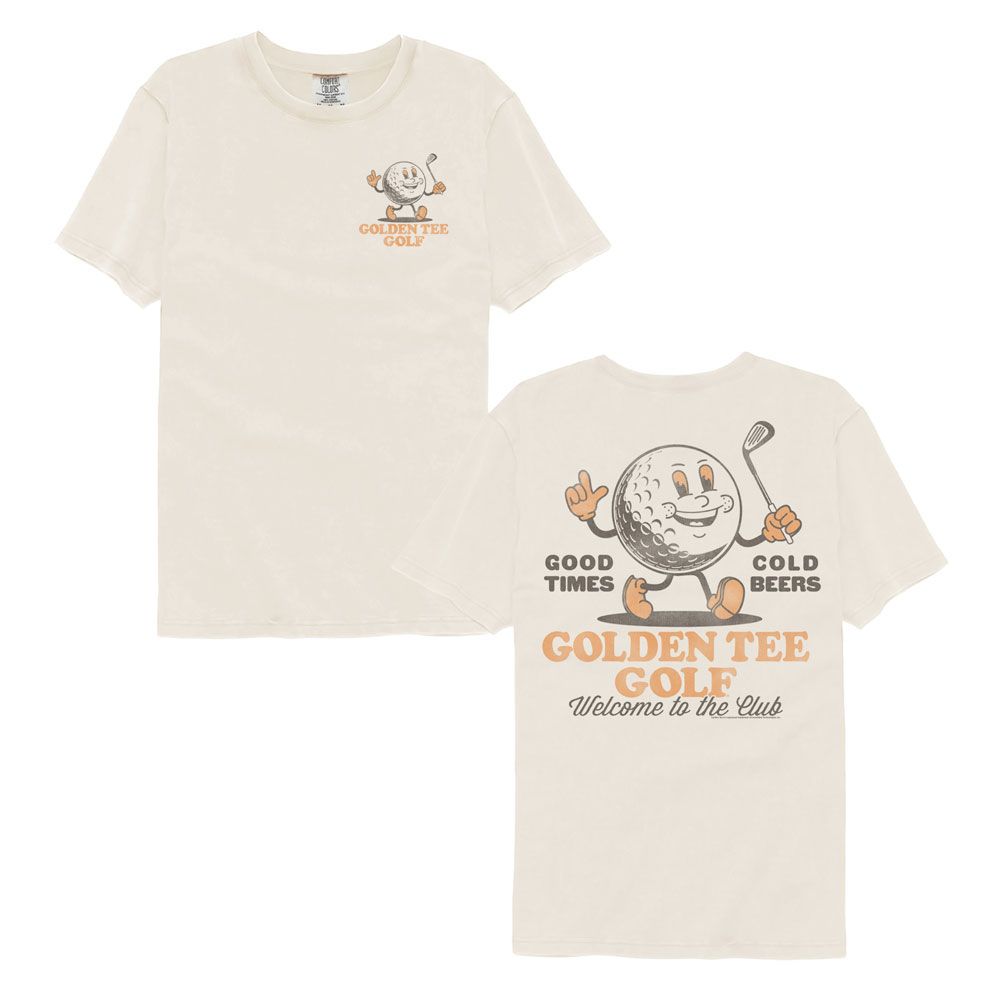 GOLDEN TEE-GOLDEN TEE GOLF CARTOON MAN F B-IVORY ADULT S/S COMFORT COLOR TSHIRT ***F&B***