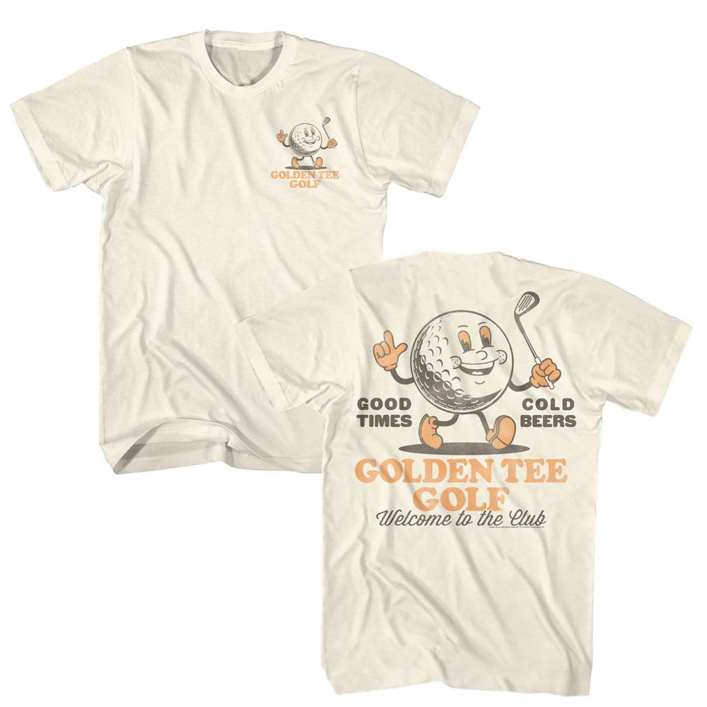 GOLDEN TEE-GOLDEN TEE GOLF CARTOON MAN F B-NATURAL ADULT S/S TSHIRT ***F&B***