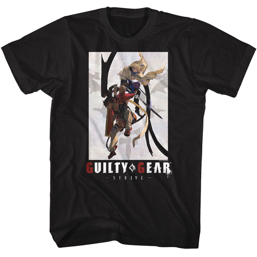 GUILY GEAR-GUILY GEAR POSTER-BLACK ADULT S/S TSHIRT