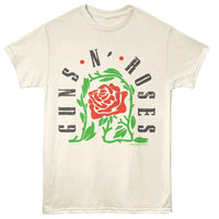 Thumbnail for GUNS N ROSES-GNR THORNED ROSE-NATURAL ADULT S/S TSHIRT