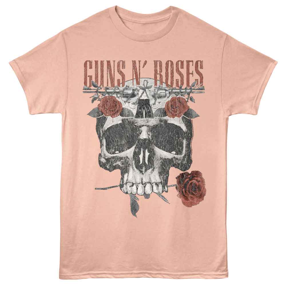Guns N Roses - Flower Skull T-Shirt