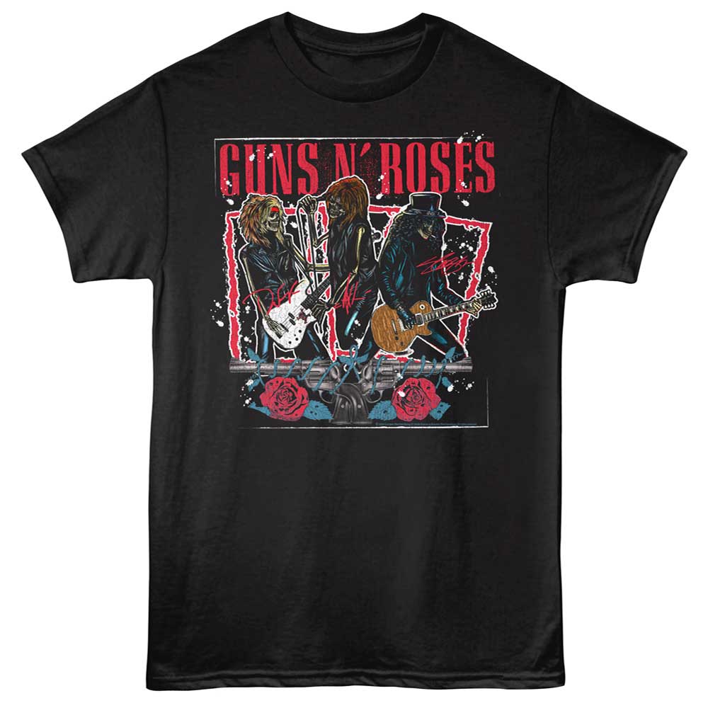 Guns N Roses - Gnr Skeleton Band T-Shirt
