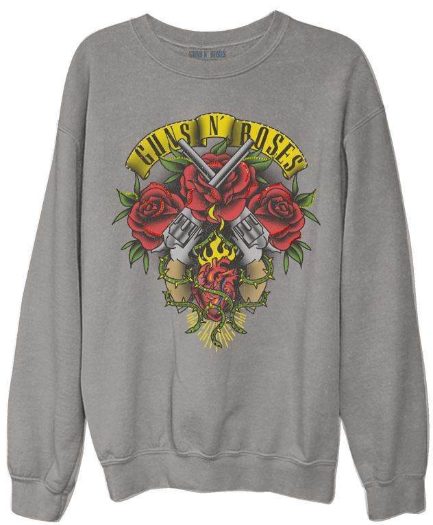 GUNS N ROSES - RHINESTONE CREW FLEECE