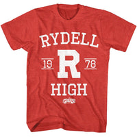 Thumbnail for GREASE-GREASE RYDELL HIGH-RED HEATHER ADULT S/S TSHIRT