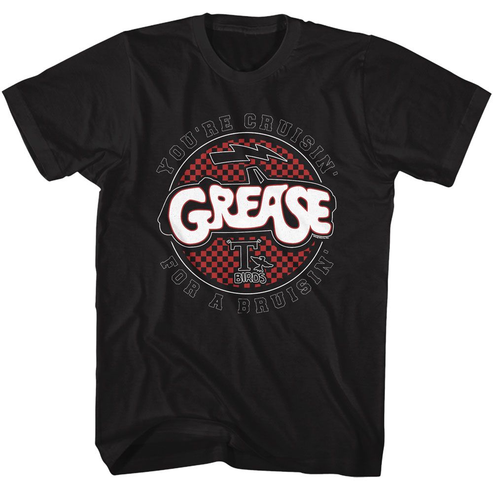 GREASE-GREASE CRUISIN-BLACK ADULT S/S TSHIRT