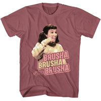 Thumbnail for GREASE-GREASE BRUSHA BRUSHA BRUSHA-ROUGE ADULT S/S TSHIRT