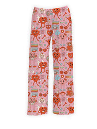 Thumbnail for BRIEF INSANITY Groovy Valentine Pajama Lounge Pants