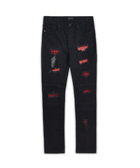 Thumbnail for Vice Distressed Plus Size Denim Jeans - Blue