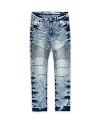 Thumbnail for Splatter Plus Size Denim Jeans - Blue