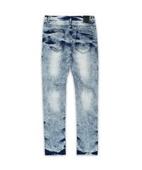 Thumbnail for Splatter Plus Size Denim Jeans - Blue