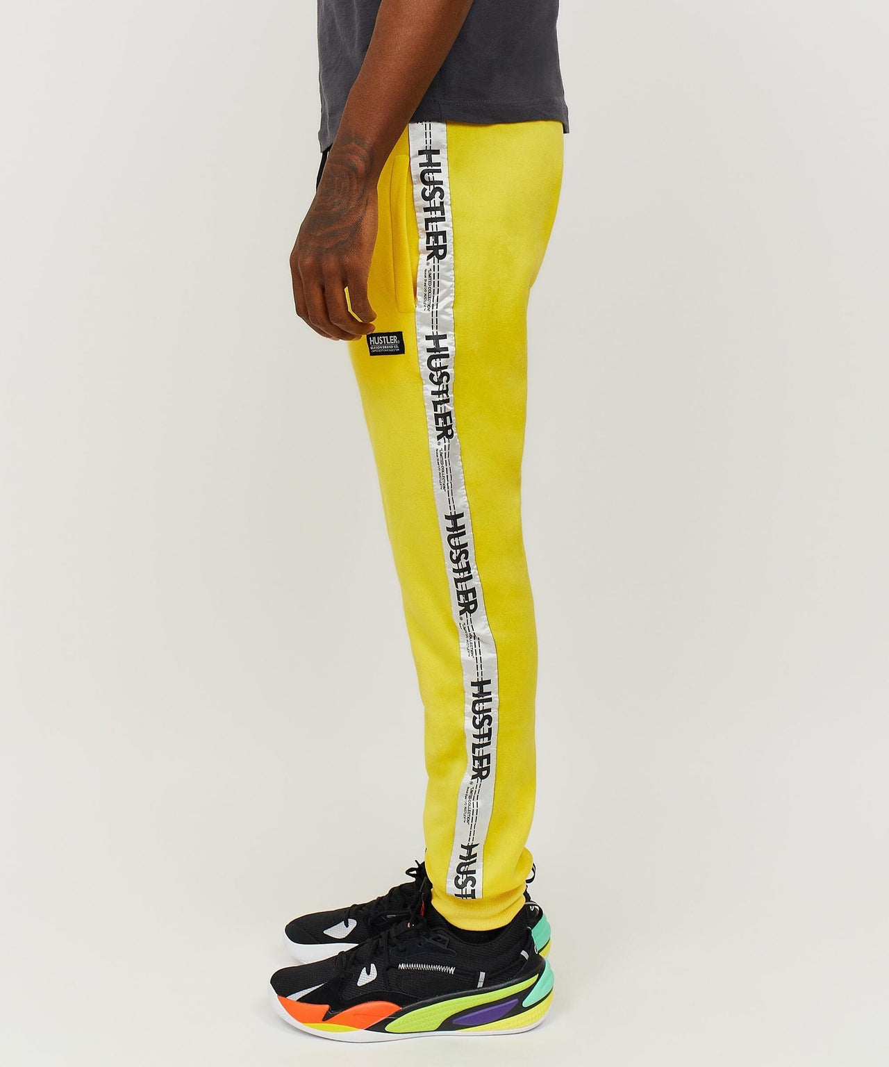 Hustler Logo Tape Joggers