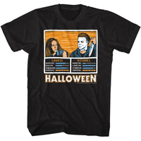 Thumbnail for HALLOWEEN-HALLOWEEN LAURIE VS MICHAEL-BLACK ADULT S/S TSHIRT
