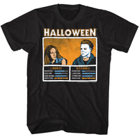 Thumbnail for HALLOWEEN-HALLOWEEN FACE OFF NO KNIVES-BLACK ADULT S/S TSHIRT