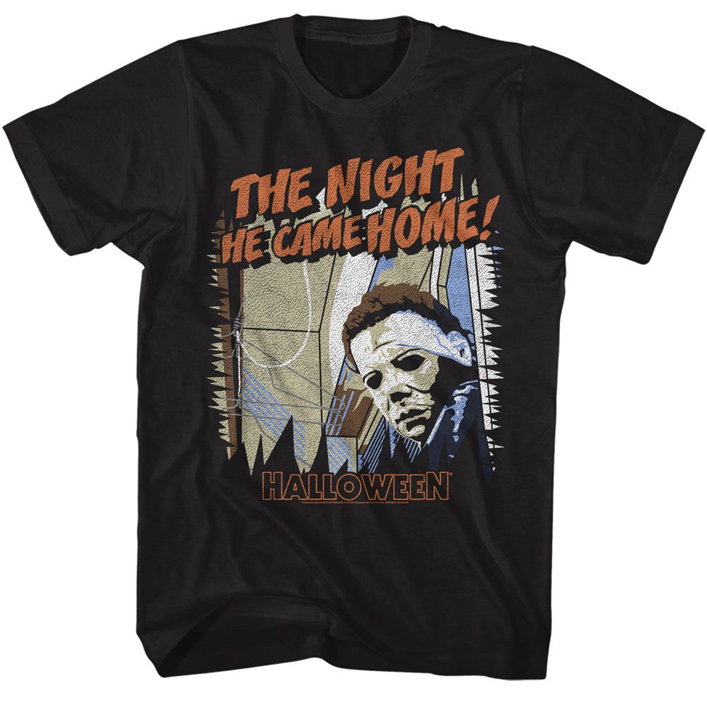 HALLOWEEN-HALLOWEEN CANT HIDE-BLACK ADULT S/S TSHIRT