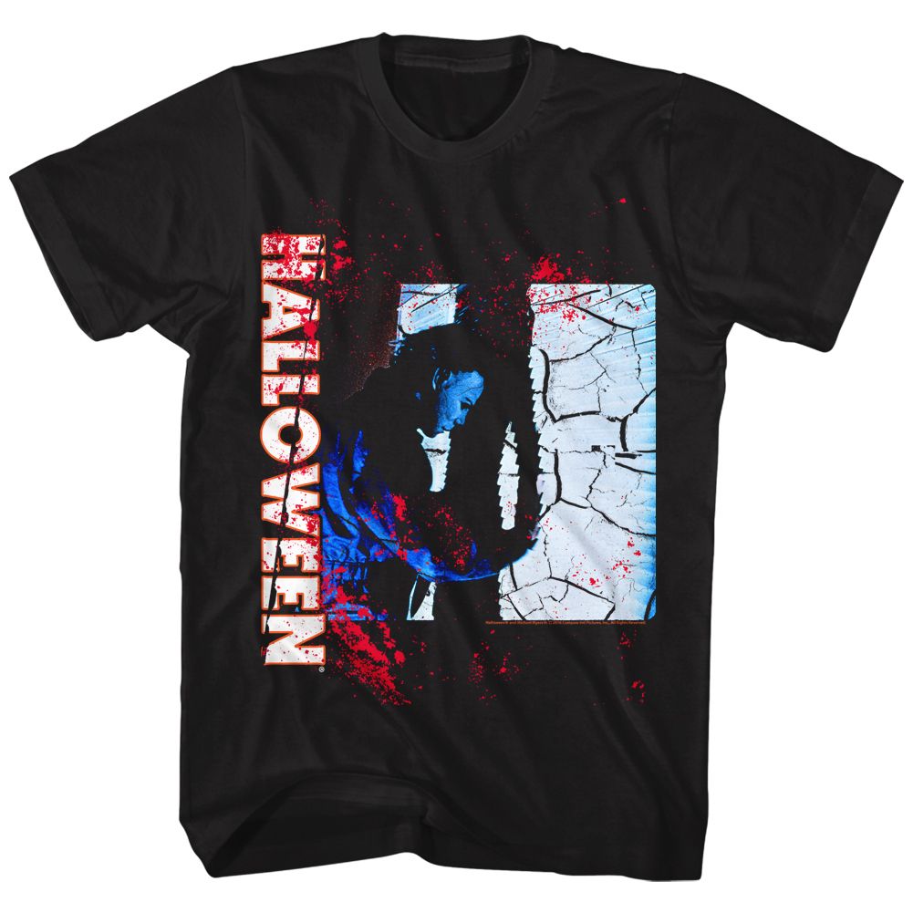 HALLOWEEN-CLOSET DOORS-BLACK ADULT S/S TSHIRT