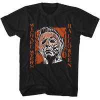 Thumbnail for HALLOWEEN-HALLOWEEN SPOOKY MYERS-BLACK ADULT S/S TSHIRT