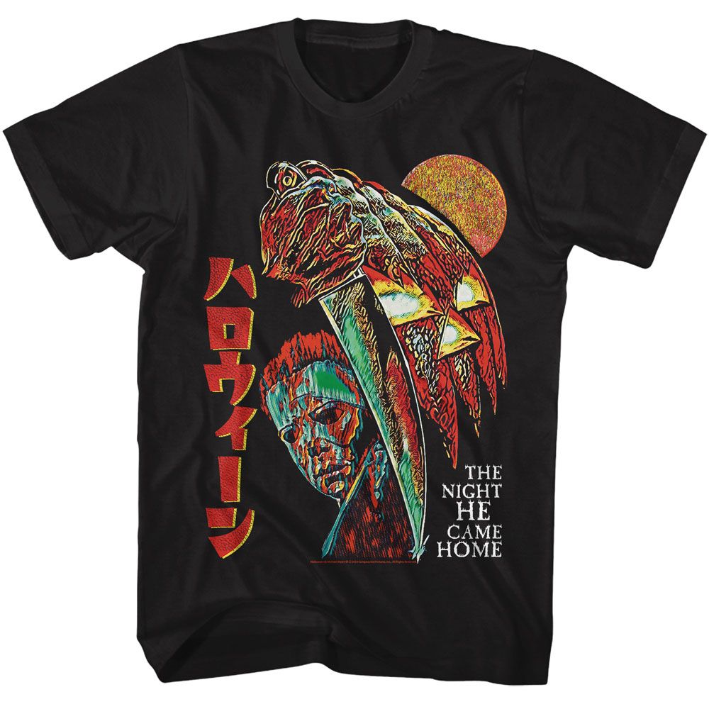 HALLOWEEN-HALLOWEEN JAPAN-BLACK ADULT S/S TSHIRT