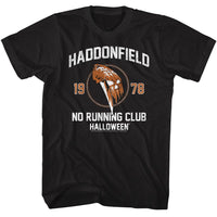 Thumbnail for HALLOWEEN-HALLOWEEN NO RUNNING CLUB-BLACK ADULT S/S TSHIRT