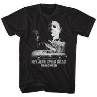 Thumbnail for HALLOWEEN-SPEED KILLS-BLACK ADULT S/S TSHIRT