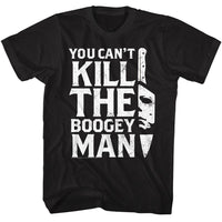 Thumbnail for HALLOWEEN-HALLOWEEN BOOGEYMAN KNIFE-BLACK ADULT S/S TSHIRT