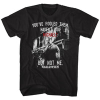 Thumbnail for HALLOWEEN-NOT ME-BLACK ADULT S/S TSHIRT