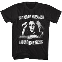 Thumbnail for HALLOWEEN-HALLOWEEN A LITTLE SCREAMISH-BLACK ADULT S/S TSHIRT