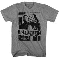 Thumbnail for HALLOWEEN-HALLOWEEN PUNK FLYER STYLE-GRAPHITE HEATHER ADULT S/S TSHIRT
