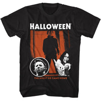 Thumbnail for HALLOWEEN-HALLOWEEN THE NIGHT-BLACK ADULT S/S TSHIRT
