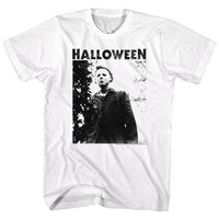 Thumbnail for HALLOWEEN-WATCHING BIG TITLE-WHITE ADULT S/S TSHIRT