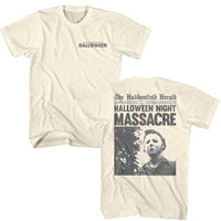 Thumbnail for HALLOWEEN-HALLOWEEN THE HERALD F B-NATURAL ADULT S/S TSHIRT