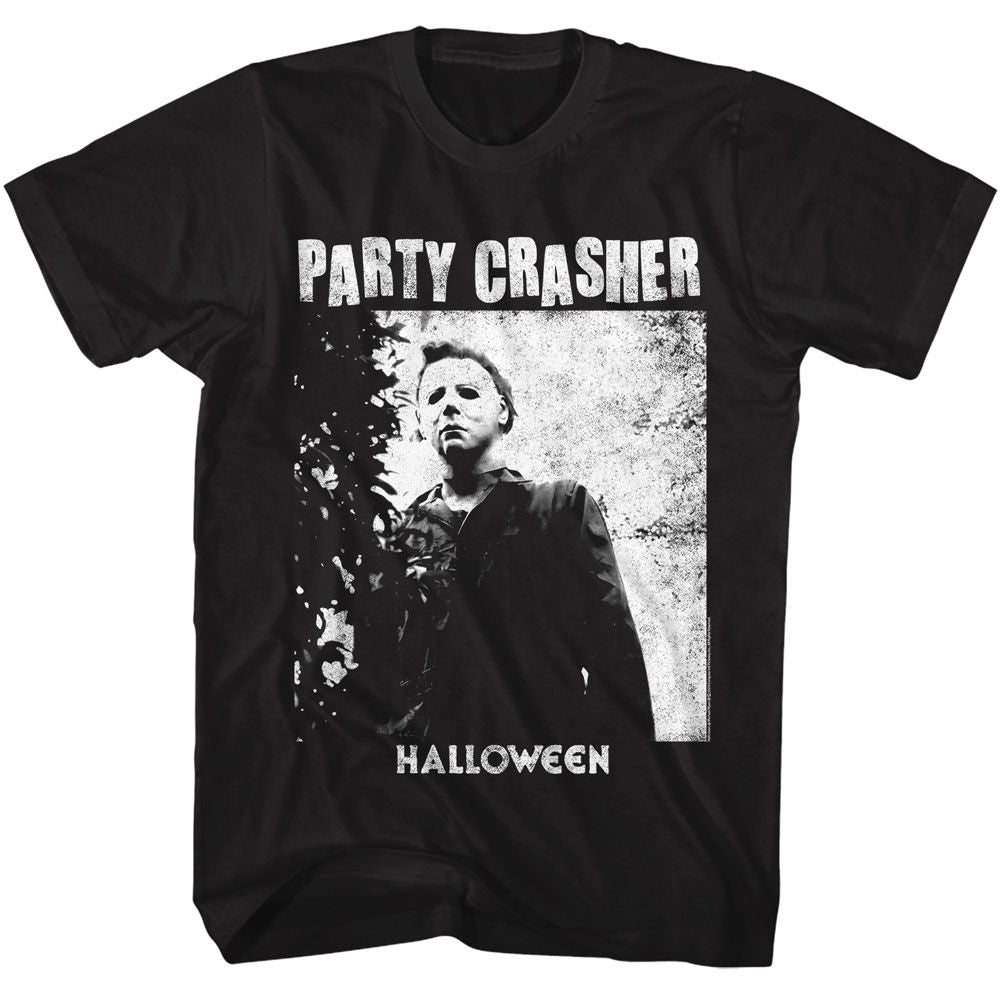 HALLOWEEN-HALLOWEEN PARTY CRASHER-BLACK ADULT S/S TSHIRT