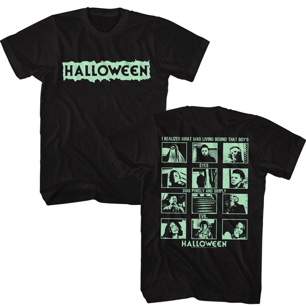 HALLOWEEN-HALLOWEEN THAT BOYS EYES-BLACK ADULT S/S TSHIRT