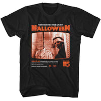Thumbnail for HALLOWEEN-HALLOWEEN TV GUIDE 81-BLACK ADULT S/S TSHIRT